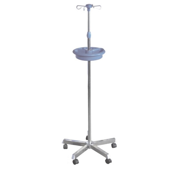 Mobile Height Adjustment Infusion Stand IV Pole